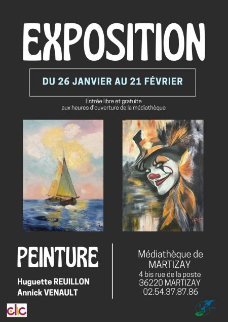 Affiche expo peinture