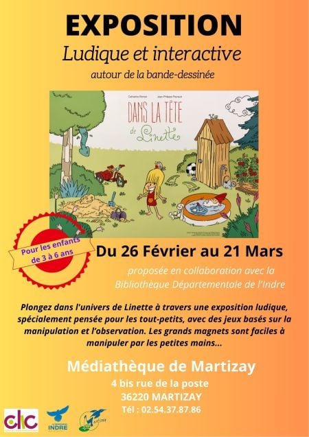 affiche exposition ludique et interactive