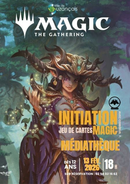 Affiche jeu cartes Magic