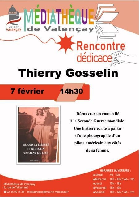 Affiche rencontre Thierry Gosselin