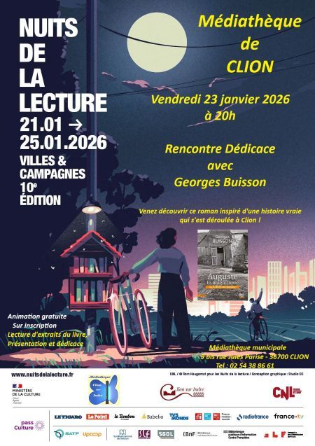 affiche nuits de la lecture