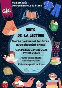 affiche soirée pyjama