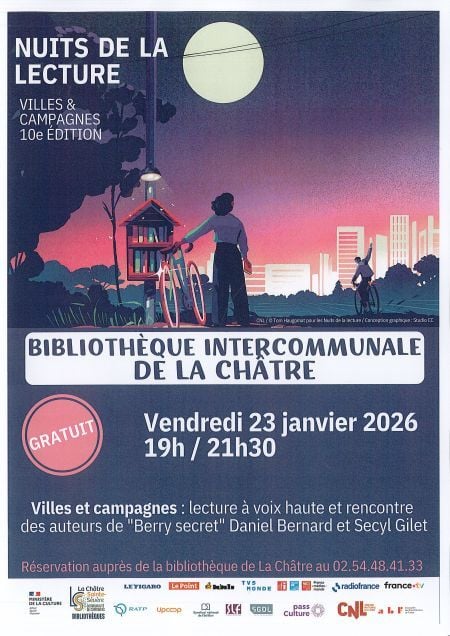 Affiche nuits de la lecture