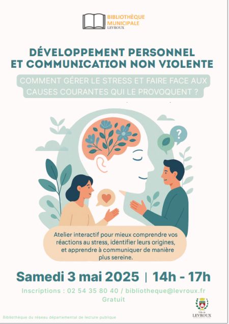 Affiche atelier développement personnel et communication non violente